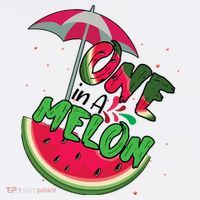 One In A Melon Adorable Cute Fun Summer Watermelon Gift Tee Women's Hoodie thumb 2