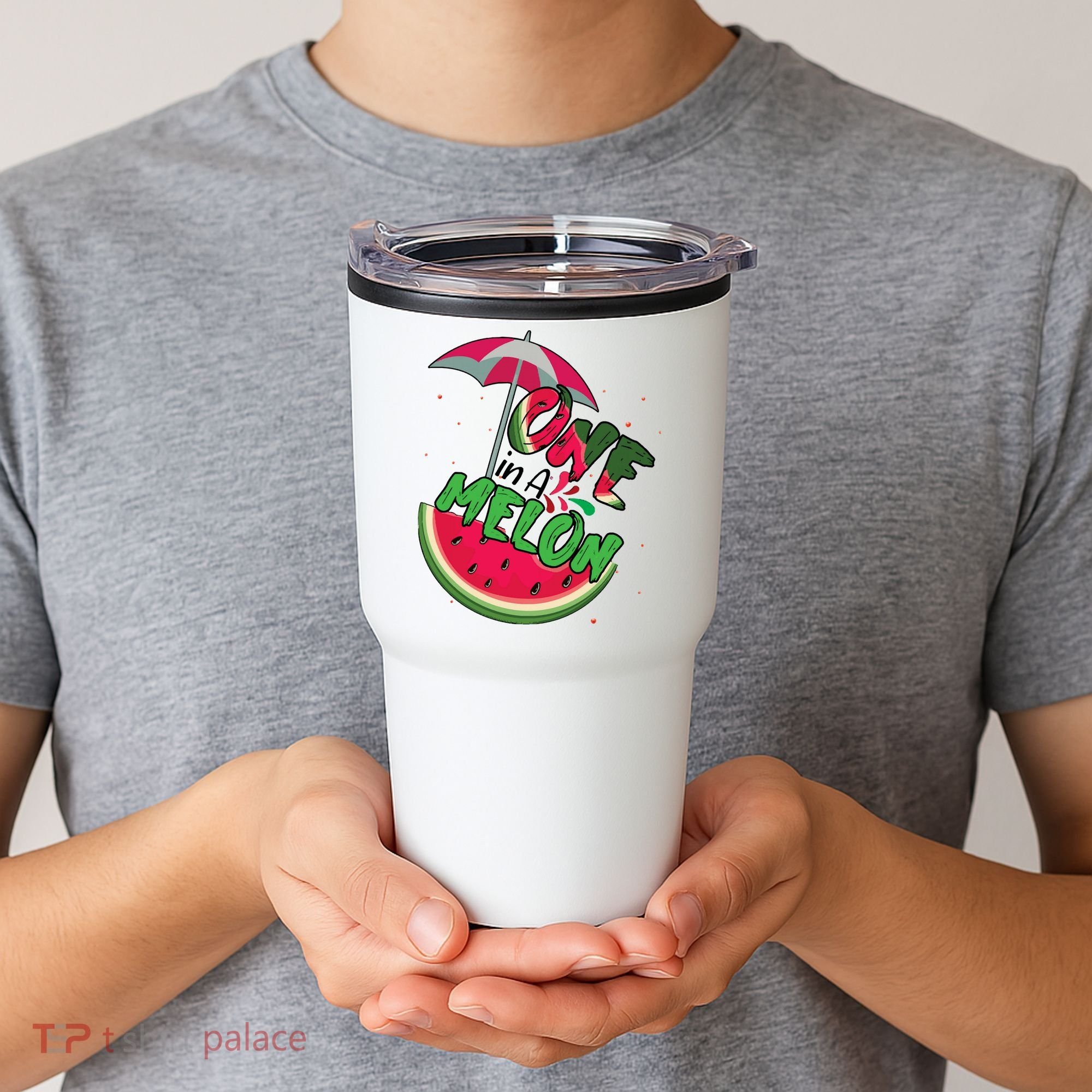 One In A Melon Adorable Cute Fun Summer Watermelon Gift Tee Tumbler