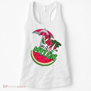 One In A Melon Adorable Cute Fun Summer Watermelon Gift Tee Women's Tank Top