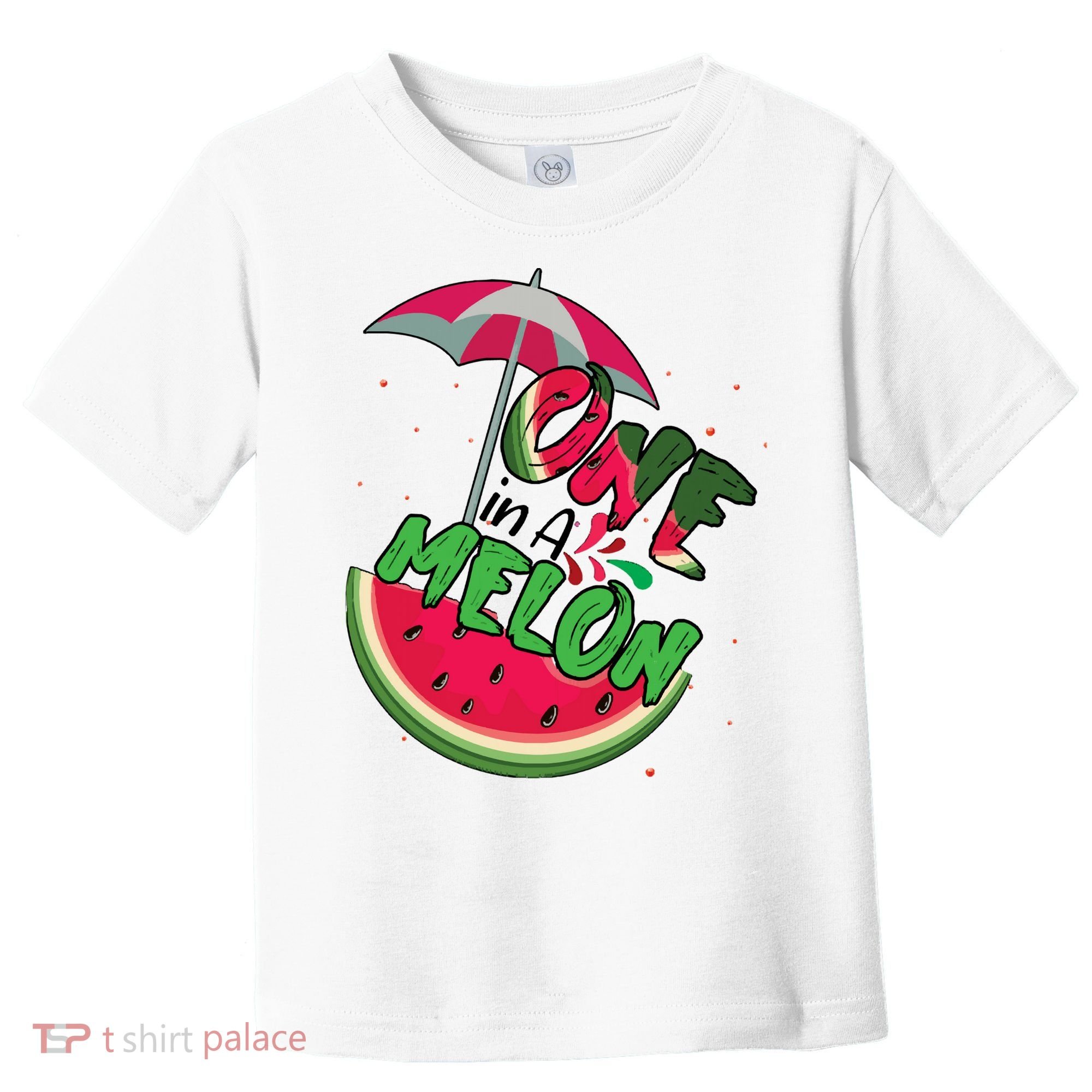 One In A Melon Adorable Cute Fun Summer Watermelon Gift Tee Toddler T-Shirt