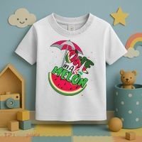 One In A Melon Adorable Cute Fun Summer Watermelon Gift Tee Toddler T-Shirt thumb 3