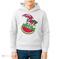 One In A Melon Adorable Cute Fun Summer Watermelon Gift Tee Kids Hoodie thumb 4