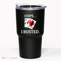 Oops I Busted Blackjack Sexy Queen Of Hearts Tumbler thumb 0