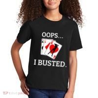 Oops I Busted Blackjack Sexy Queen Of Hearts Kids T-Shirt thumb 2
