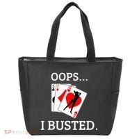 Oops I Busted Blackjack Sexy Queen Of Hearts Tote Bag thumb 0
