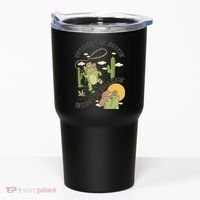 Outside I Be Hootin Inside I Be Hollerins Frog Tumbler thumb 0