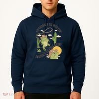 Outside I Be Hootin Inside I Be Hollerins Frog Hoodie thumb 2