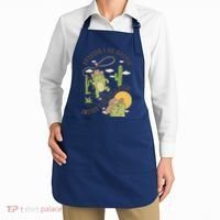 Outside I Be Hootin Inside I Be Hollerins Frog Apron thumb 2