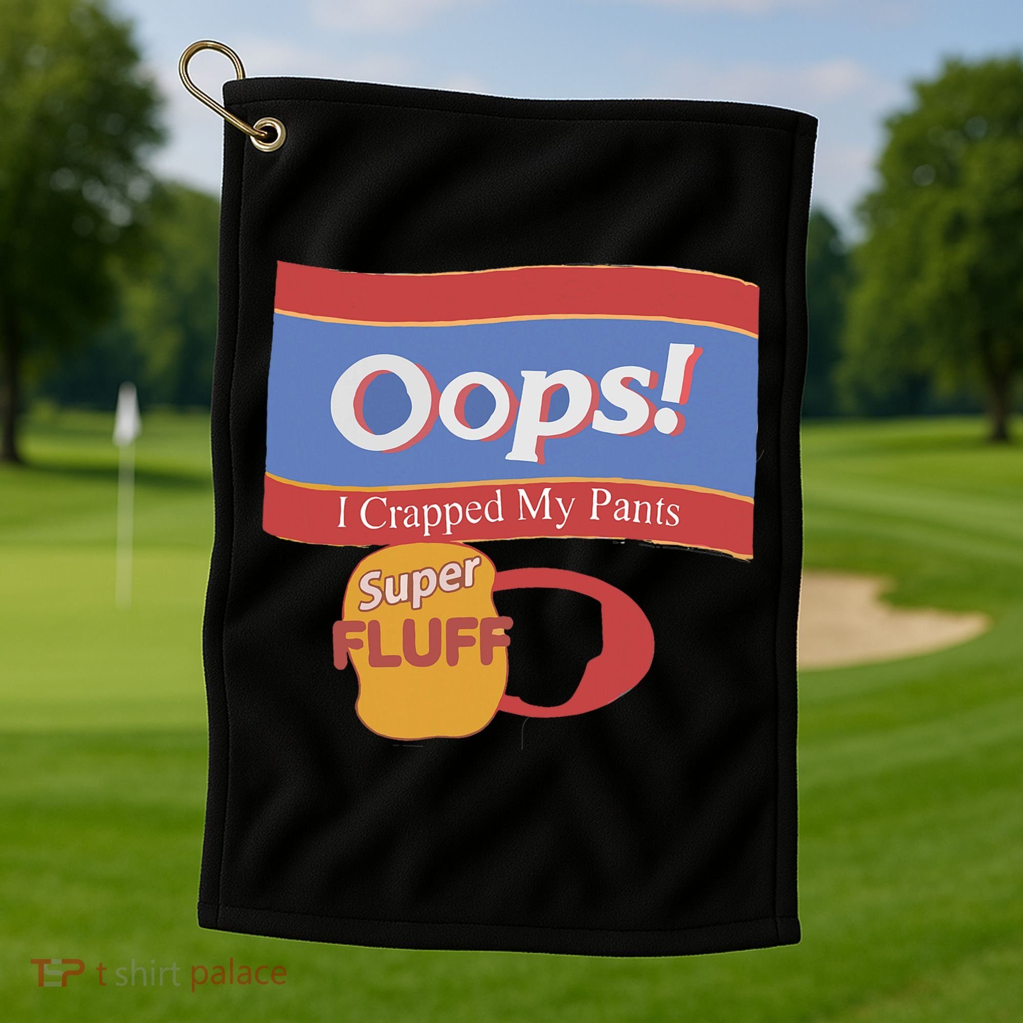 Oops I Crapped My Pants Golf Towel