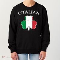 O Italian Clover St Patrick's Day Women's Sweatshirt thumb 0