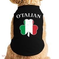O Italian Clover St Patrick's Day Doggie Tank thumb 0