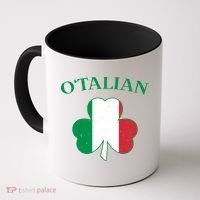 O Italian Clover St Patrick's Day Coffee Mug thumb 0