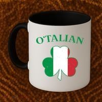 O Italian Clover St Patrick's Day Coffee Mug thumb 2