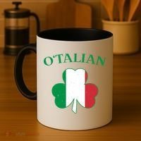 O Italian Clover St Patrick's Day Coffee Mug thumb 4
