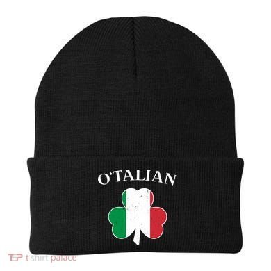 O Italian Clover St Patrick's Day Beanie