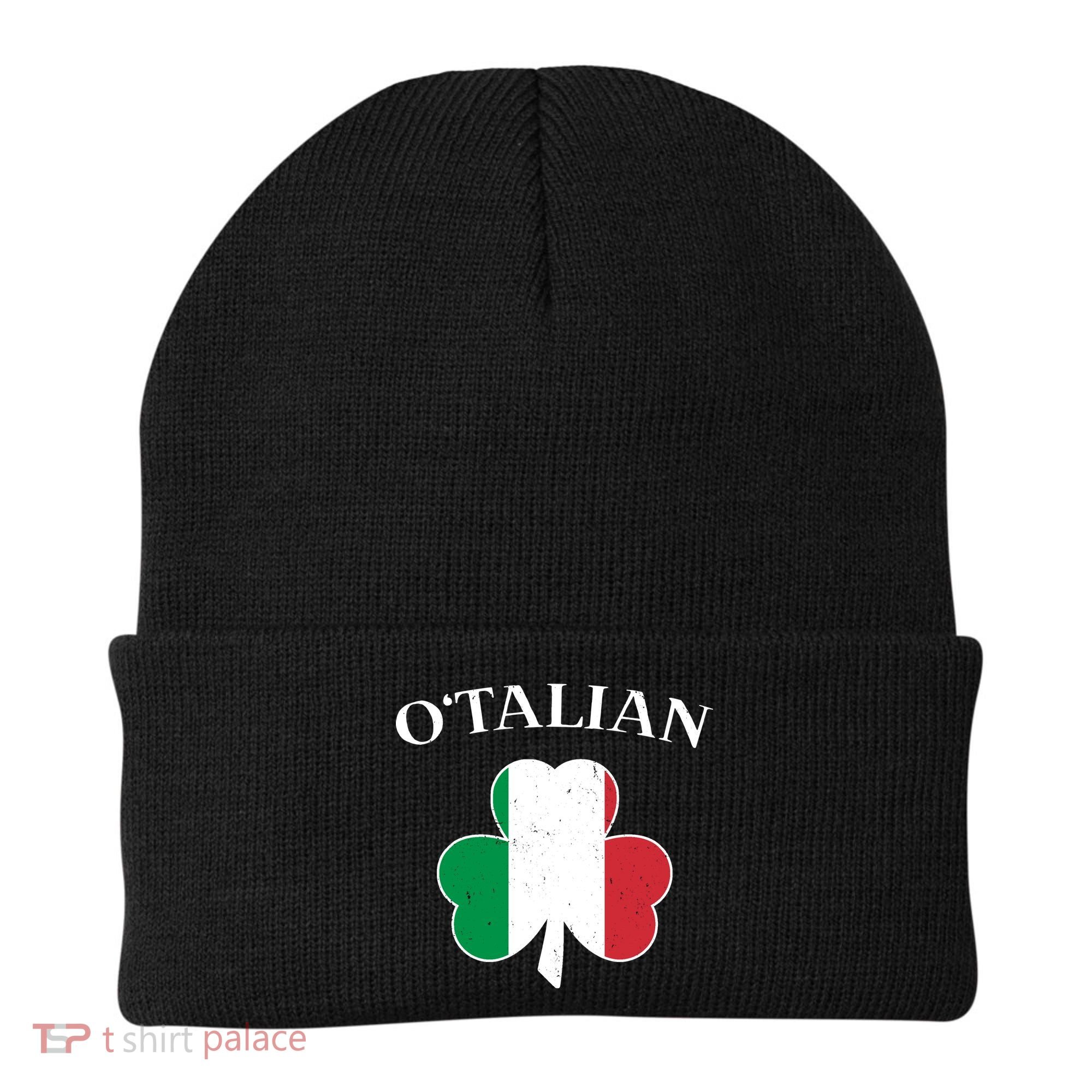 O Italian Clover St Patrick's Day Beanie