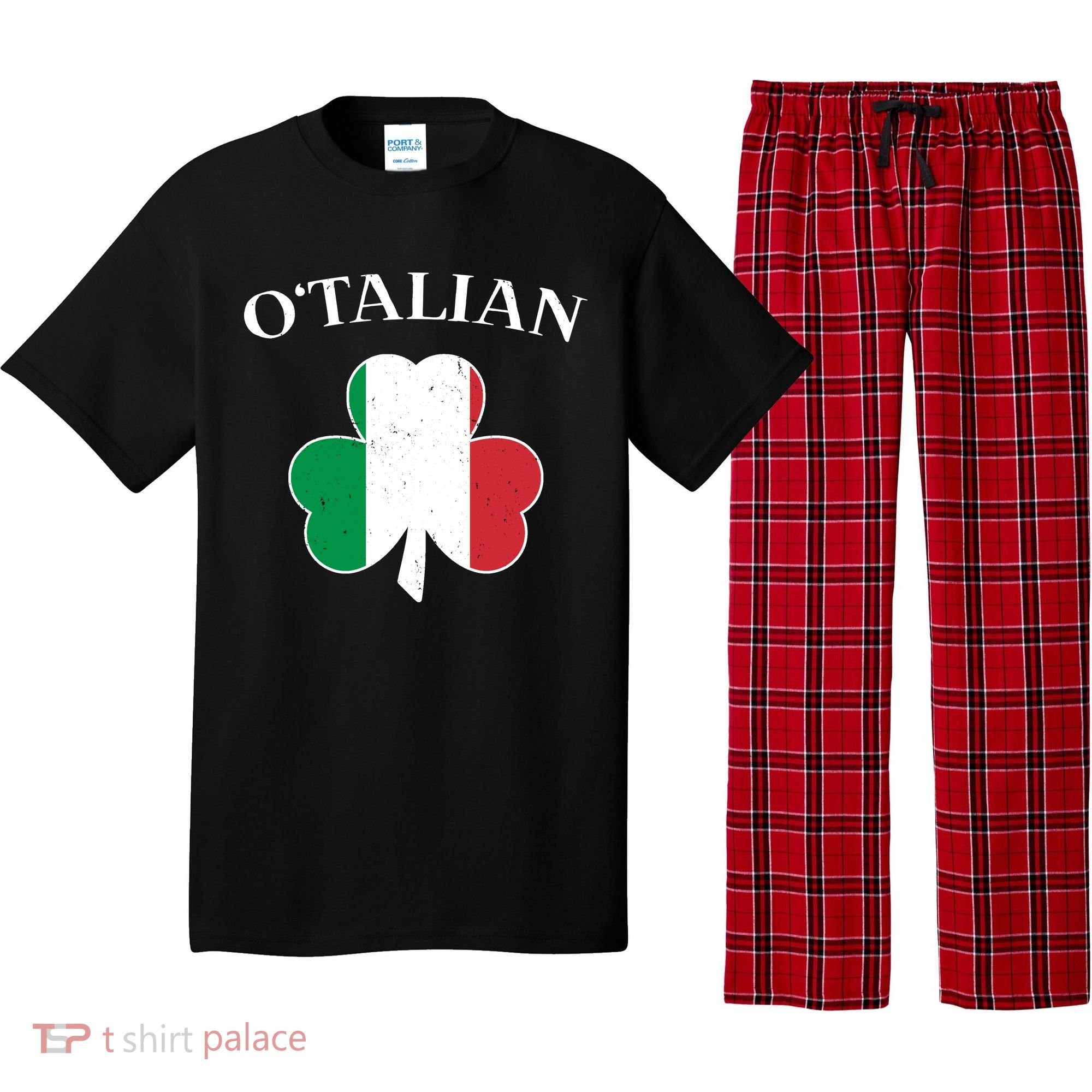 O Italian Clover St Patrick's Day Pajama Set