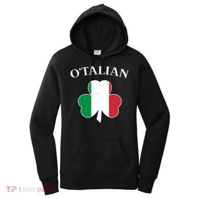O Italian Clover St Patrick's Day Women's Hoodie