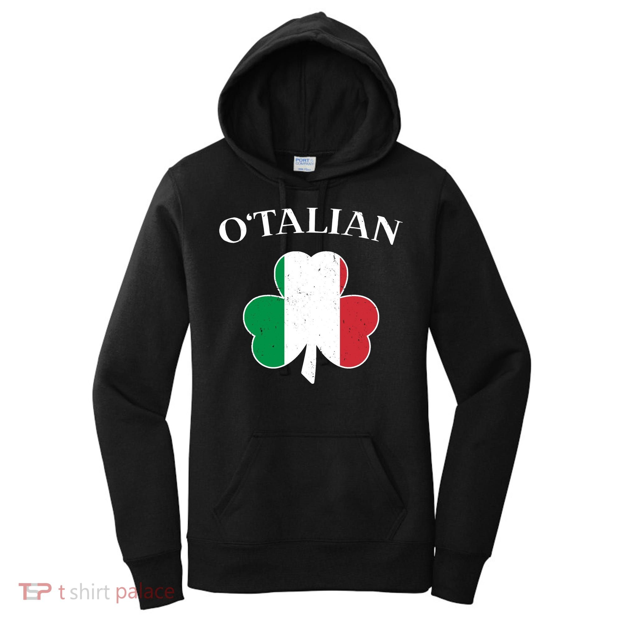 O Italian Clover St Patrick's Day Women's Hoodie
