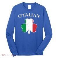 O Italian Clover St Patrick's Day Long Sleeve Shirt thumb 0