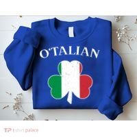 O Italian Clover St Patrick's Day Sweatshirt thumb 2