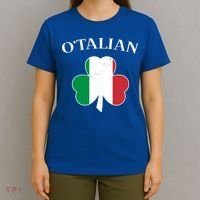 O Italian Clover St Patrick's Day T-Shirt thumb 4