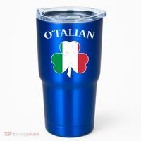 O Italian Clover St Patrick's Day Tumbler thumb 0
