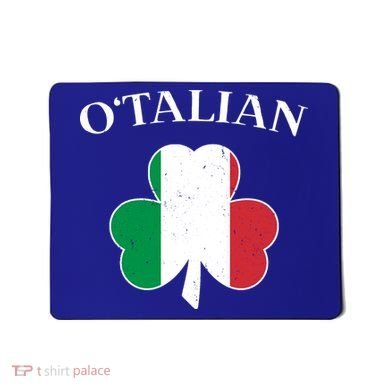 O Italian Clover St Patrick's Day Mousepad