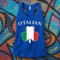 O Italian Clover St Patrick's Day Women's Tank Top thumb 3