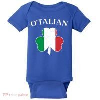 O Italian Clover St Patrick's Day Baby Bodysuit thumb 0