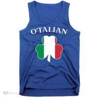 O Italian Clover St Patrick's Day Tank Top thumb 0