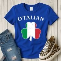 O Italian Clover St Patrick's Day Women's T-Shirt thumb 3