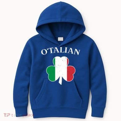 O Italian Clover St Patrick's Day Kids Hoodie