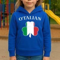 O Italian Clover St Patrick's Day Kids Hoodie thumb 3