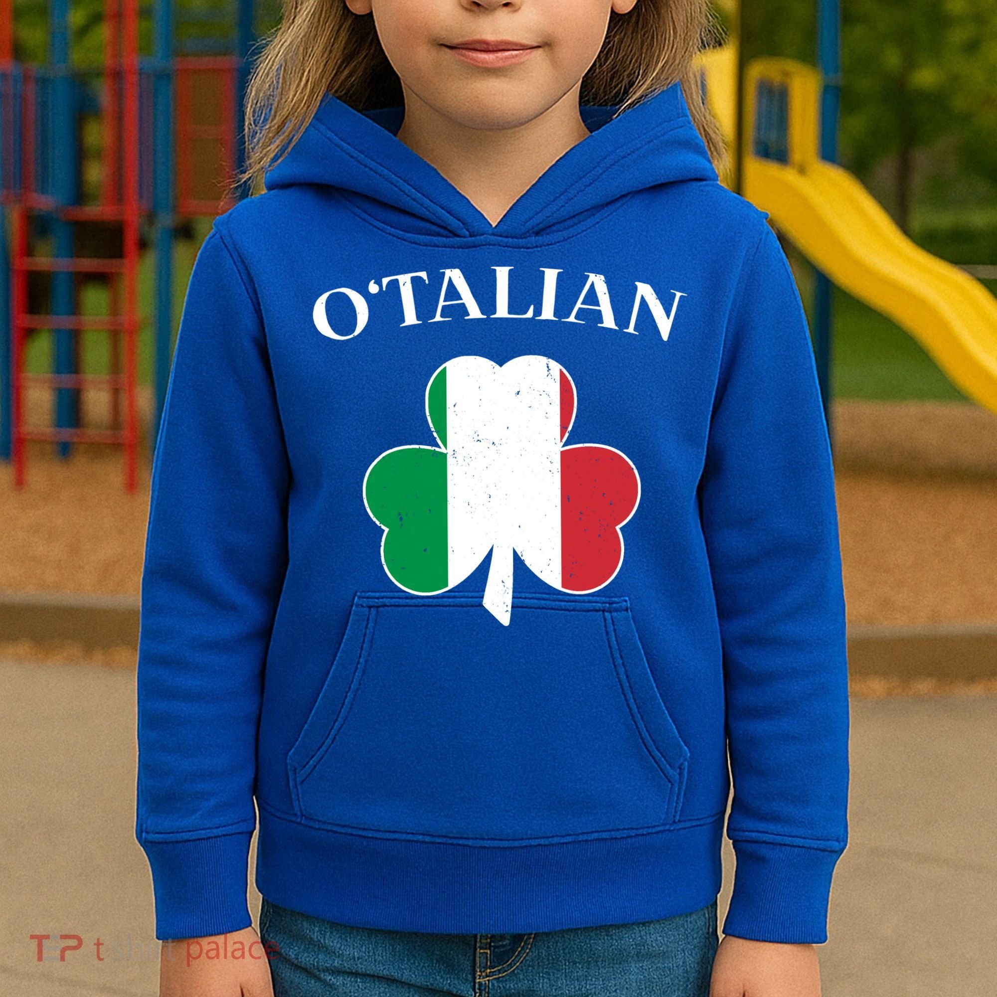 O Italian Clover St Patrick's Day Kids Hoodie