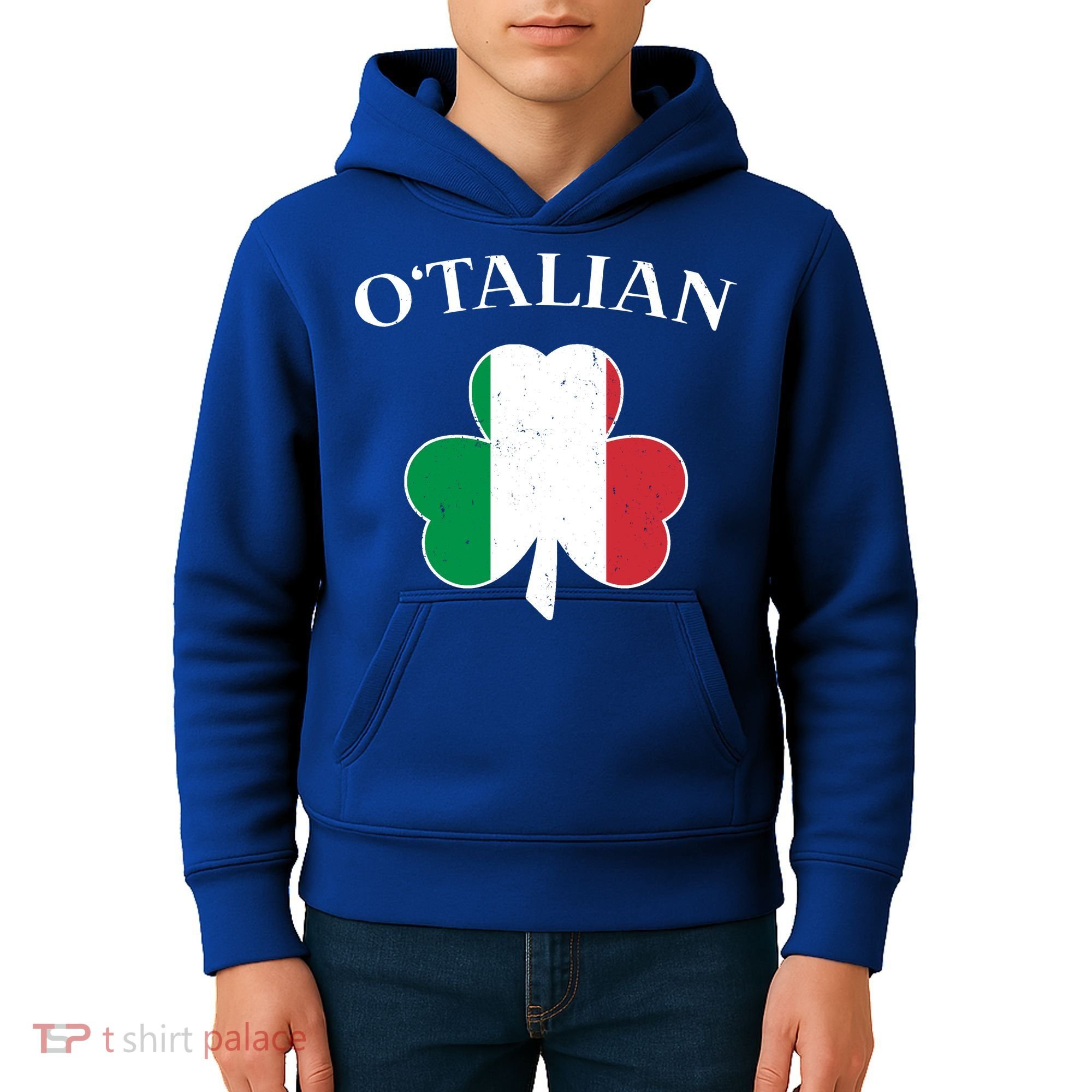 O Italian Clover St Patrick's Day Kids Hoodie