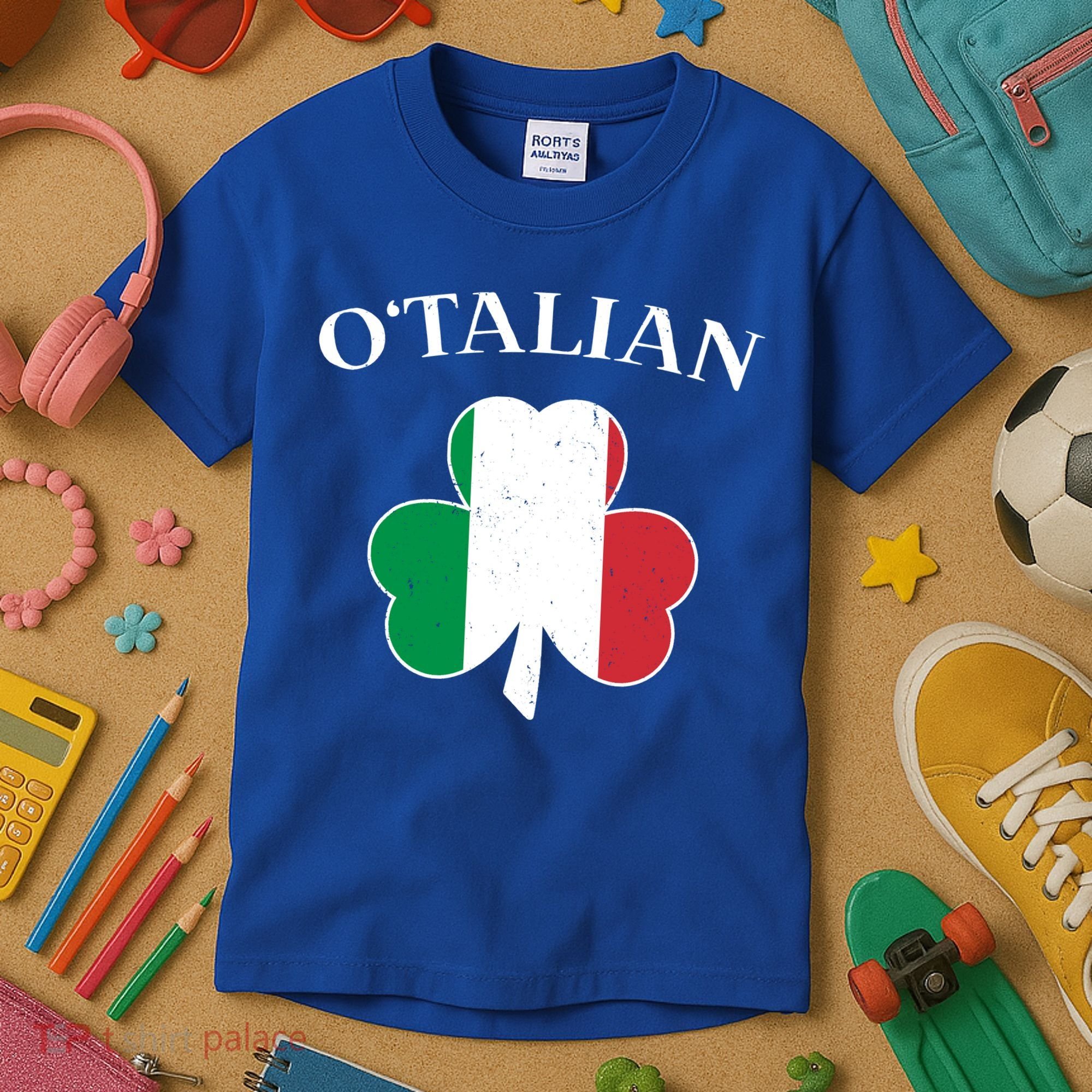 O Italian Clover St Patrick's Day Kids T-Shirt