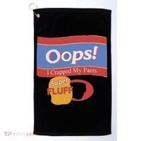 Oops I Crapped My Pants Golf Towel thumb 0