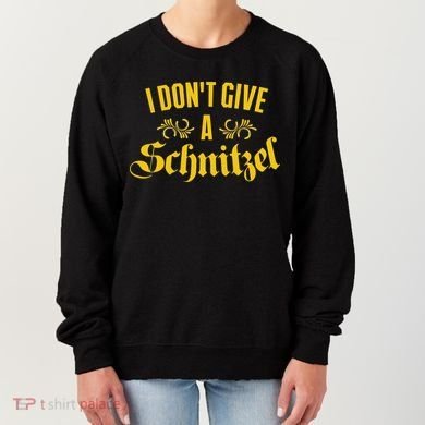 Oktoberfest I Don't Give A Schnitzel German Flag Women's Sweatshirt