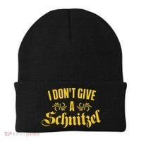Oktoberfest I Don't Give A Schnitzel German Flag Beanie thumb 0