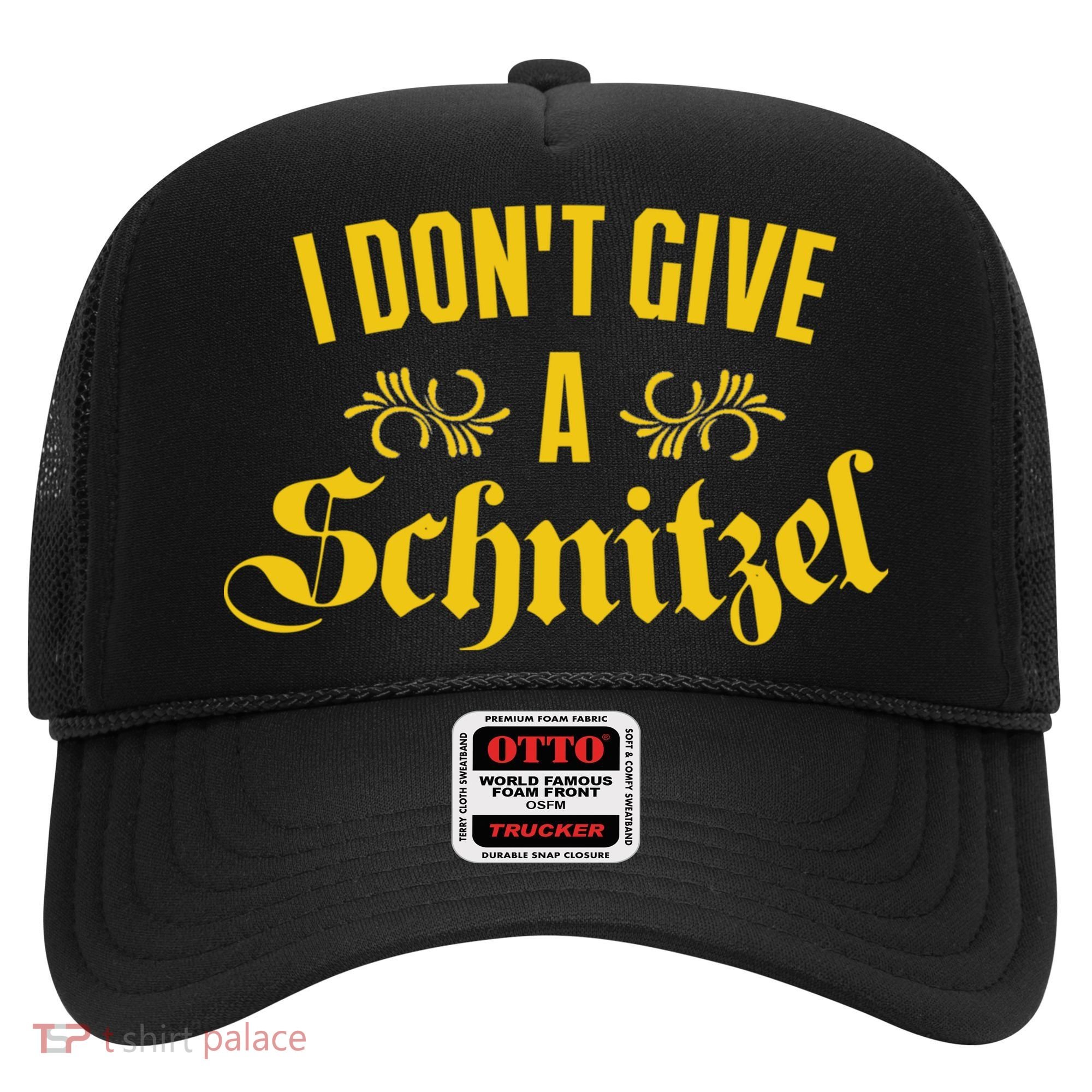 Oktoberfest I Don't Give A Schnitzel German Flag Hat