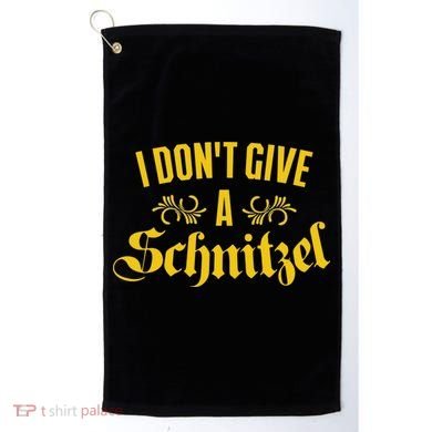 Oktoberfest I Don't Give A Schnitzel German Flag Golf Towel