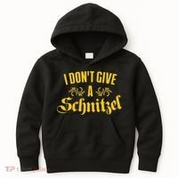 Oktoberfest I Don't Give A Schnitzel German Flag Kids Hoodie thumb 0