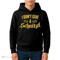 Oktoberfest I Don't Give A Schnitzel German Flag Kids Hoodie thumb 4