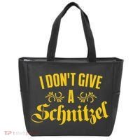 Oktoberfest I Don't Give A Schnitzel German Flag Tote Bag thumb 0