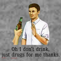 Oh I DonT Drink Just Drugs For Me Thanks Funny Drinking Toddler Hoodie thumb 2