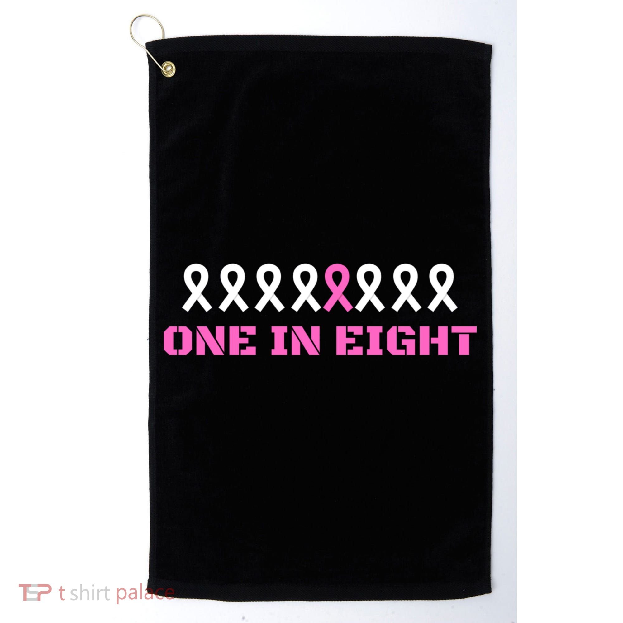 One In Eight Breast Cancer Awareness Golf Towel