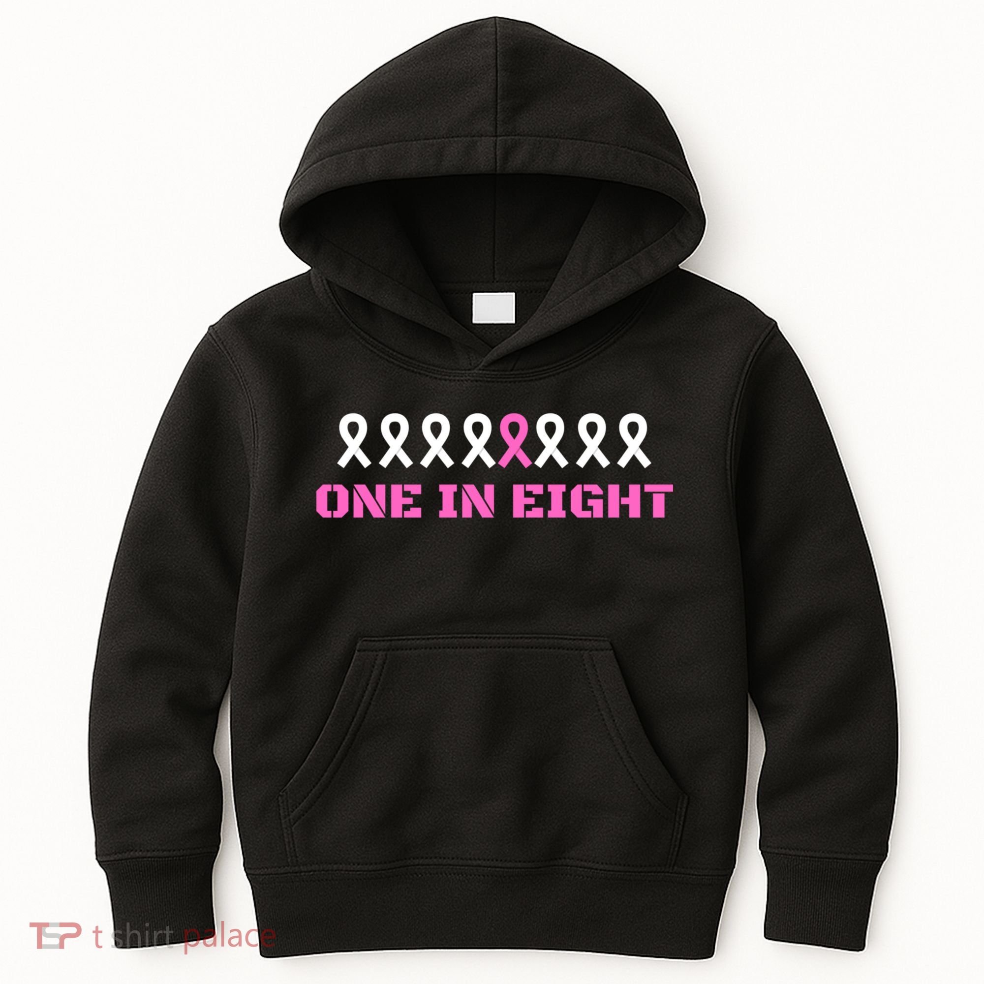 One In Eight Breast Cancer Awareness Kids Hoodie