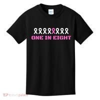 One In Eight Breast Cancer Awareness Kids T-Shirt thumb 0