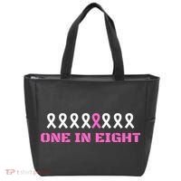 One In Eight Breast Cancer Awareness Tote Bag thumb 0
